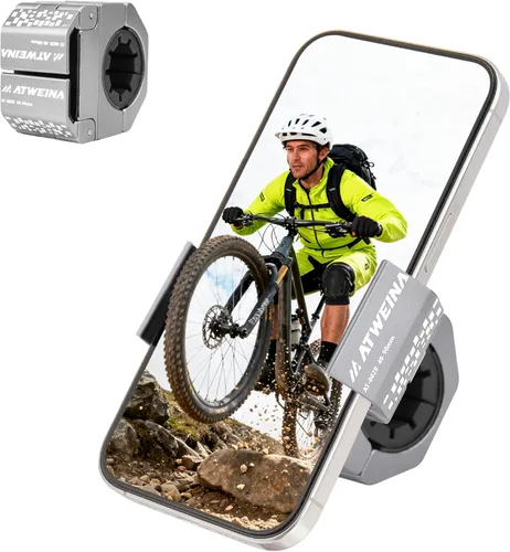 Vista 8 de Soporte para teléfono de bicicleta, soporte de teléfono para motocicleta, soporte de aleación de aluminio, soporte para teléfono celular, rotación
