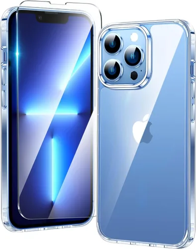 Vista 291 de FNTCASE para iPhone Air Case Clear: Fundas magnéticas para teléfono con protector de pantalla a prueba de caídas, compatibles con Magsafe, delgadas