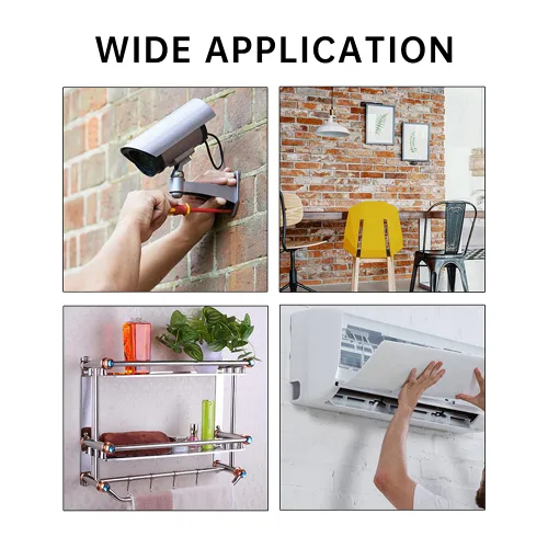 Vista 8 de HongWay Kit surtido de 370 anclajes y tornillos para paneles de yeso, 5 tamaños de anclajes de pared y tornillos de cabeza plana, juego para colgar