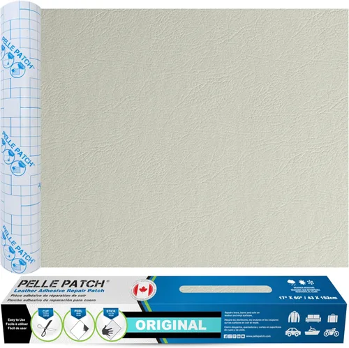 Vista 76 de Pelle Patch - Parche de reparación de cuero y vinilo - 25 colores disponibles - Original 4x60 - Beige