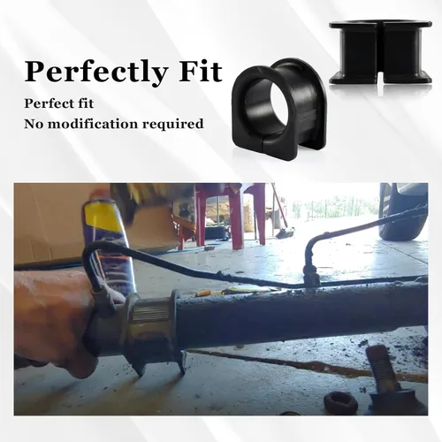 Vista 5 de FUSCH Kit de bujes de montaje de piñón y cremallera de dirección negro compatible con Suzuki XL-7 2.7L 2004 2005 2006, Suzuki Grand Vitara 2.5L 2004
