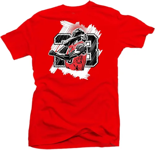 Vista 10 de SNELOS Sneaker Matching Graphic T Shirt for Men Breathable Cotton Streetwear Tee Casual