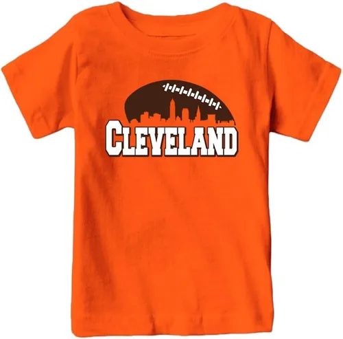 Vista 45 de Xtreme Apparrel Camiseta infantil City Skyline para fanáticos del fútbol americano