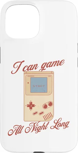 Vista 6 de I Can Game All Night Long Retro Handheld Gamer Case for iPhone 16