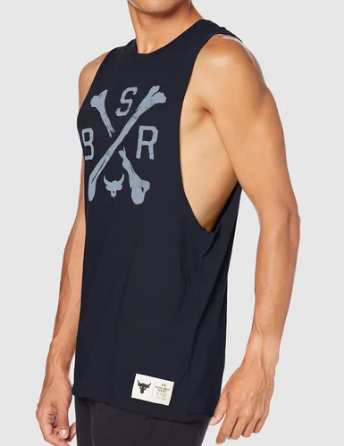 Vista 4 de Under Armour Proyecto Rock Cut-Off (as1, Alpha, x_l, Regular, NegroSummit White - 001)