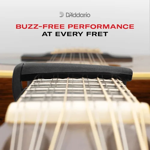Vista 2 de D’Addario Cejilla para Guitarra – NS Lite Classical - Ultraligera para guitarras clásicas acústicas de 6 cuerdas con cuerdas de nailon - Ajuste