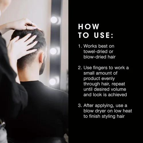 Vista 6 de Cera para el cabello – Pomada de peinado fuerte para hombres y mujeres, nutritiva y protectora, acabado mate, 3.4 onzas