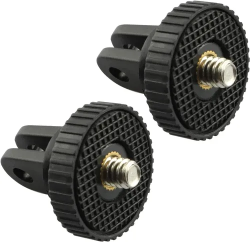 Vista 2 de Adaptador de montaje de cámara 2 unids monopod trípode adaptador de montaje con rosca de tornillo de 1/4 "para GoPro Hero 2 3 3 Sony Xiaomi AEE JVC