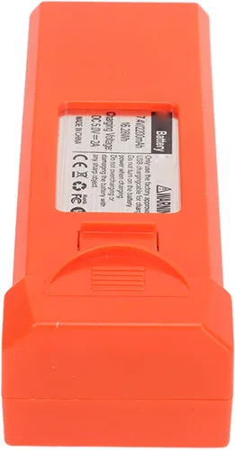 Vista 4 de Keenso 7.4V 2200mah Drone Battery Spare Part Replacement Lithium for LYERC L900 PRO SE Quadcopter with Overcharge (Orange)