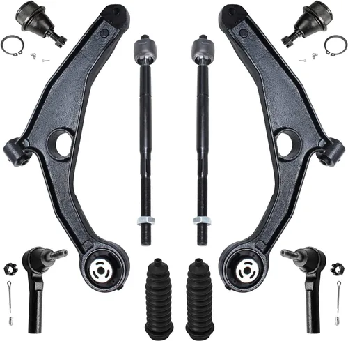 Vista 198 de Detroit Axle - Kit de suspensión de 10 piezas para Nissan Frontier Xterra Pathfinder 2005-2012, 4 brazos de control superiores inferiores
