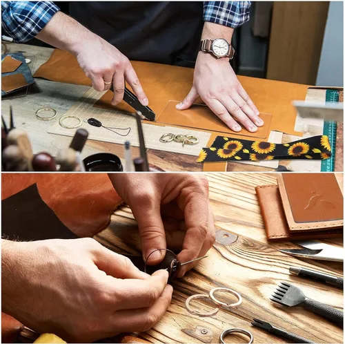 Vista 3 de Yiflin Lindo Cordón de Muñeca para Llaves, Llavero, Cartera, Soporte de Identificación, Teléfono Celular, Cordón de Muñeca Soporte de Llavero Cadena