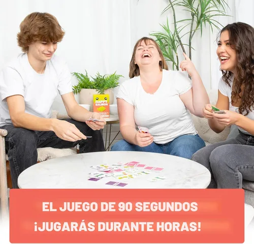 Vista 4 de Exploding Kittens Happy Salmon 3-8 Jugadores - Edades 6+ - Rondas de 90 Segundos - Juego de cartas fácil de aprender y de emparejar rápido - Juego