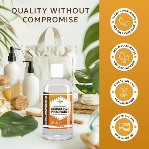Vista 6 de GERMALL PLUS Líquido conservador (8 onzas) sin parabenos; sin formaldehído; soluble en agua y aceite Adecuado para hacer jabón, lociones