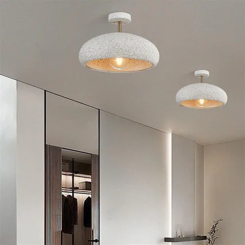 Vista 4 de Lámpara de techo retro hecha a mano, decoración de interiores, lámpara de techo moderna para sala de estar, comedor, dormitorio, lámpara colgante