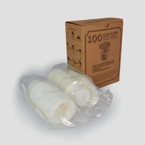 Vista 2 de canFly Compatible con filtros reutilizables K-CUP Ekobrew, filtro de papel desechable EZ-Cup con tapa (100 unidades)