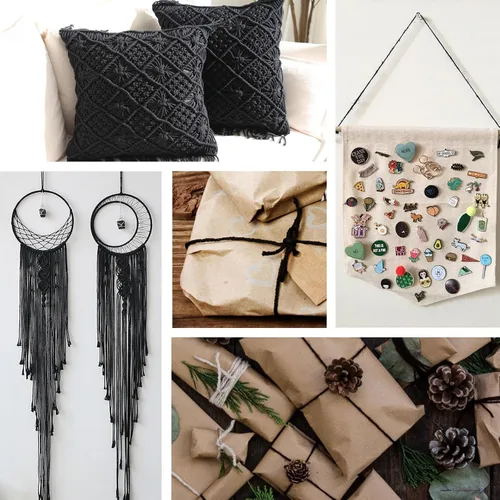 Vista 6 de Joyberg Cordel de Algodón: 300 m / 984 pies - Hilo para Jardinería y Manualidades