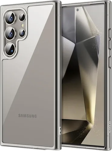 Vista 19 de JETech Funda para Samsung Galaxy S24 5G, Protector de Parachoques Antiamarilleamiento y Antiarañazos, Carcasa Rígida de PC (Negro)