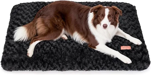 Vista 19 de ULIGOTA - Alfombrilla de cama para perro, suave y mullida, para jaula de perro, cama para perros pequeños, medianos y grandes, y gatos, lavable
