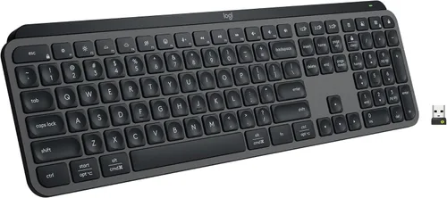 Vista 17 de Logitech MX Keys Mini - Teclado minimalista, iluminado, inalámbrico, compacto, con Bluetooth, retroiluminación, USB-C, compatible con Apple macOS