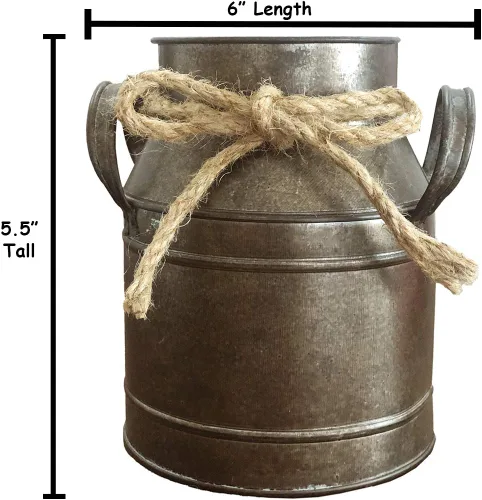 Vista 3 de Florero de mesa de bronce para decoración del hogar, decoración de oficina o al aire libre