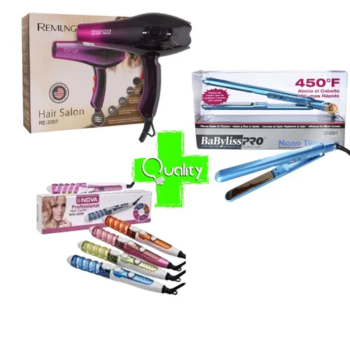 Vista 3 de Secador RE2007+Plancha Babyliss+OnduNova