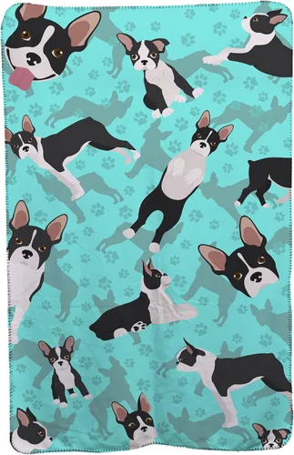 Vista 49 de Caroline's Treasures MLM1074TBLT - Manta de viaje suave de husky siberiano rojo con bolsa, multicolor
