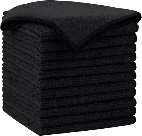 Vista 48 de AIDEA Paño de limpieza de microfibra, paquete de 12 toallas de microfibra suave para automóviles, trapos de limpieza absorbentes, paños de lavado