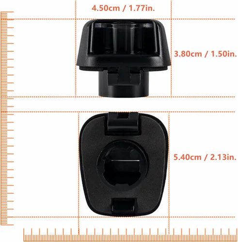 Vista 4 de Yankok Carcasa de luz de matrícula OE para Frontier D40 07-21, Titan y Xterra 07-15, Armada 08-15, Suzuki Equator 09-12