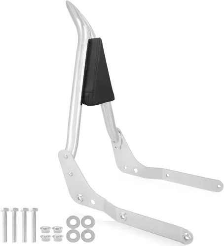 Vista 6 de Sissybar - Respaldo y portaequipajes para Honda Shadow Aero VT750C 2004-2025 (acabado negro)