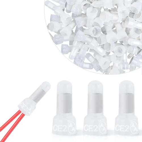 Vista 14 de Nilight Kit de conectores de cable rojo de 100 piezas, tapas de cable eléctrico de 14-12 AWG, inserto aislante, terminal de cable eléctrico