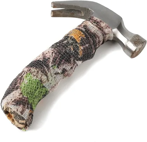 Vista 3 de Yoo & Main 12 rollos de cinta adhesiva de camuflaje autoadherente, vendaje cohesivo, envoltura de rifle, escopeta, camuflaje, cinta adhesiva