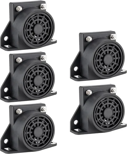 Vista 12 de Alarma de respaldo para coche, 110 dB 12 V-48 V CC resistente al agua, alarma de advertencia industrial de alta resistencia con tono de pitido súper