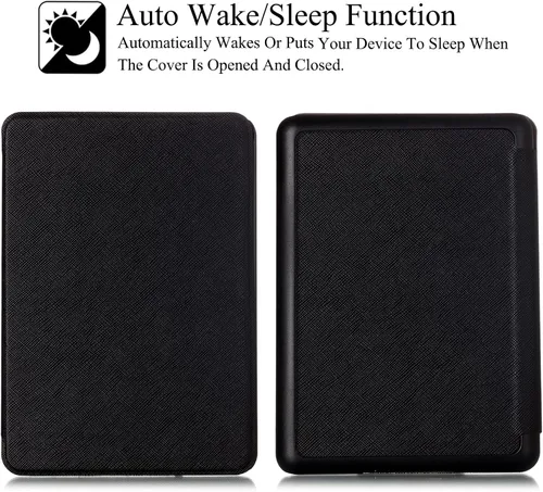 Vista 2 de Funda para Kindle Paperwhite de 6" (10ª generación, versión 2018), la funda inteligente de piel sintética más delgada y ligera con encendido/apagado