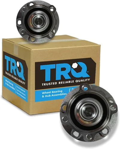Vista 78 de TRQ Conjunto de rodamiento y cubo de rueda delantera de 2 piezas compatible con Chevrolet Trailblazer 02-09, Trailblazer EXT 02-06, GMC Envoy 02-09