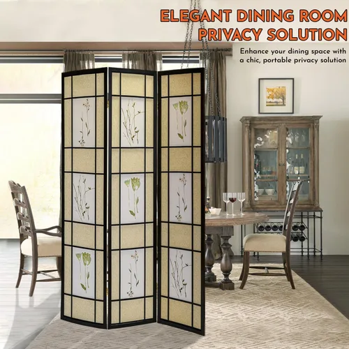 Vista 3 de Legacy Decor Divisor de habitación de 3 paneles, portátil y plegable, pantalla de privacidad de habitación independiente, pantalla de vestidor