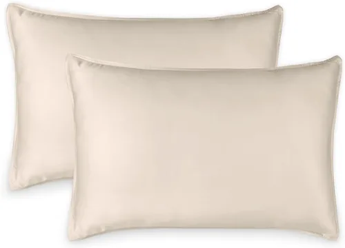 Vista 9 de Fundas de almohada Queen de Pure Bamboo, auténtica viscosa 100% orgánica derivada de bambú, lujosamente suaves y refrescantes, doble costura, cierre