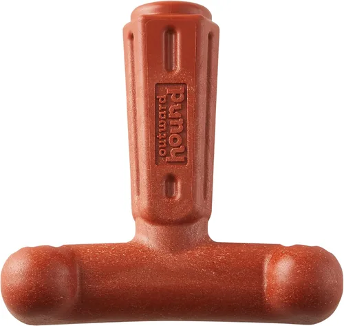 Vista 11 de Outward Hound Dogwood juguetes para masticar de madera duradera para perros, madera real y cáñamo calmante, paquete de 2, mediano