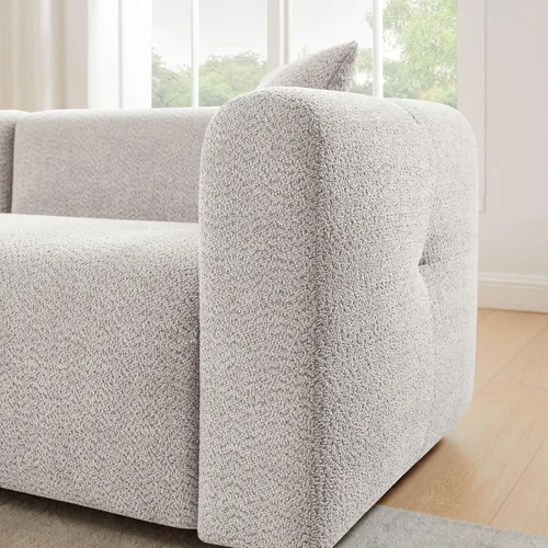 Vista 7 de VANOMi Juego de sofá modular modular de gran tamaño con sofá de 95 pulgadas y sillones de 42 pulgadas, juego de muebles de sala de estar, sofá
