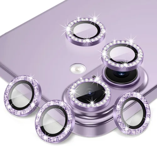 Vista 74 de AGVEE Paquete de 6 unidades para iPhone 12 Pro/12/12 Mini/11 Pro Max/11 Pro/11 Pro/11 Protector de lente de cámara, anillo de metal brillante