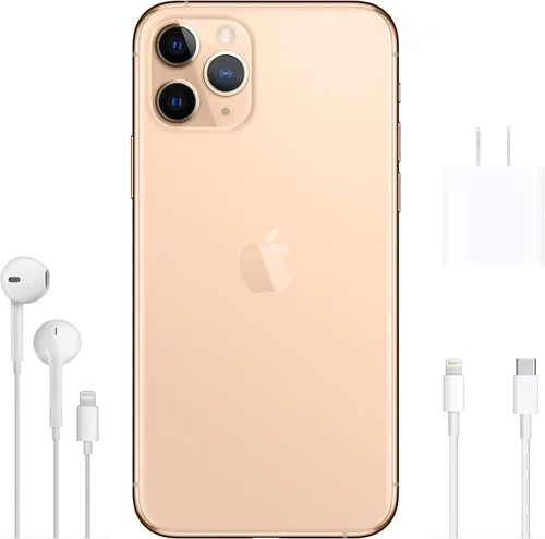 Vista 5 de Apple iPhone 11 Pro [64 GB, oro] + suscripción de soporte [Cricket Wireless] (renovado)