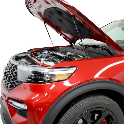 Vista 4 de Redline Tuning 21-11036-02 - Puntales de capó QuickLIFT Plus compatibles con Ford Explorer 2020+ (todos los componentes negros)