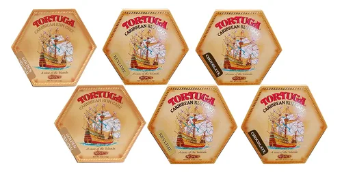 TORTUGA Pastel de ron caribeño, pasteles de 04 onzas, 6 paquetes (original, lima, chocolate) – El mejor pastel de fiesta – Regalo perfecto de postre