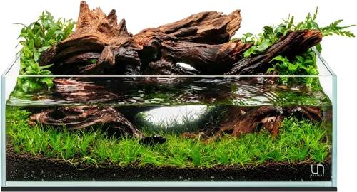Vista 12 de Ultum Nature Systems - Acuario sin marcos ultratransparente, cristal con poco hierro, bordes con corte a inglete a 45º, grosor de 13/64 a 15/32