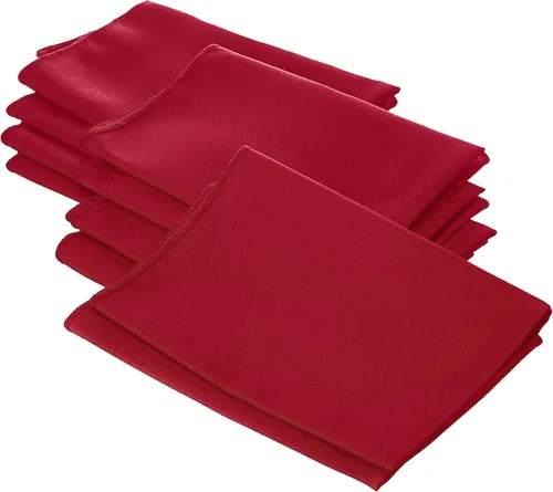 Vista 119 de LA Linen Paquete de 10 servilletas de popelina de poli, servilletas de tela suave, servilletas lavables y reutilizables, servilletas de mesa