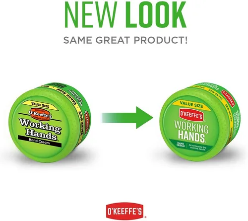 Vista 3 de O'Keeffe's K0680001-3 Working Hands Crema de manos en tarro (paquete de 3), 6.8 oz