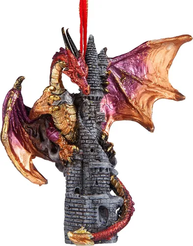 Vista 11 de Pensive Percher Dragon 2018 - Adorno de Navidad coleccionable de 3 pulgadas, a todo
