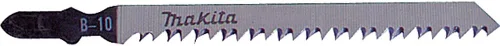 Makita 792475-4 Hoja de sierra de calar, vástago en T, H.S.S, 3 pulgadas por 32TPI, paquete de 5, negro