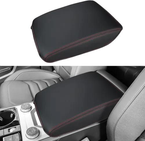 Vista 14 de INTGET Funda para consola central Volkswagen/VW Atlas 2025 2024, funda de cojín para reposabrazos, cubierta de consola central, protector de tapa