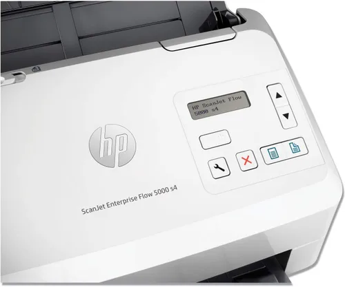 Vista 4 de HP ScanJet Enterprise Flow 5000 s4 Escáner OCR de alimentación de hojas