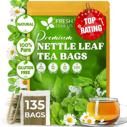 Vista 57 de FreshDrinkUS, 135 bolsas de té de jengibre y cúrcuma premium, ingredientes 100% naturales, mezcla hecha a mano de té de hierbas de cúrcuma